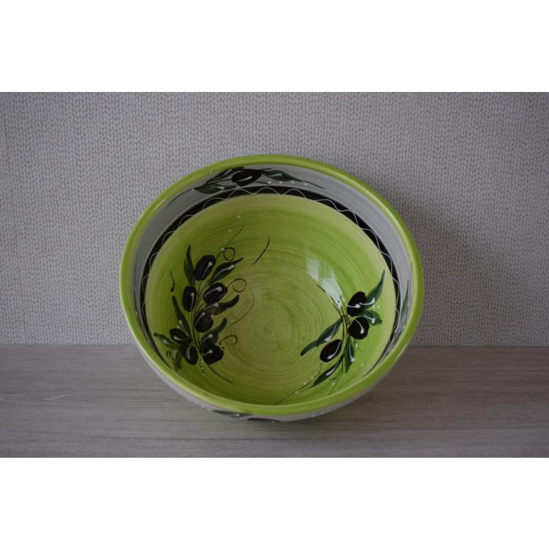 CUENCO BOWL 25 CM  OLIVA VERDE