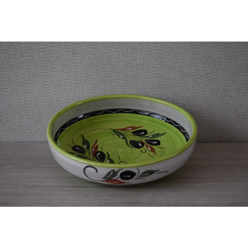 ENSALADERA BOWL 16 CM REDONDA OLIVA VERDE